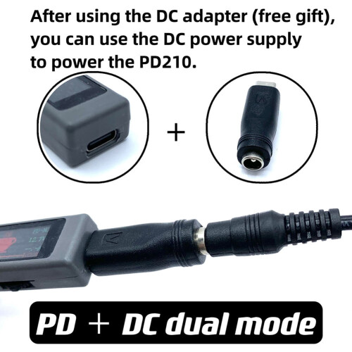 Mosiee portable soldering iron PD65W adjustable temperature 1