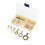 Messingisolierte Crimp-Ringkabelschuhe, Flachsteckverbinder-Set, 150 Stück 8