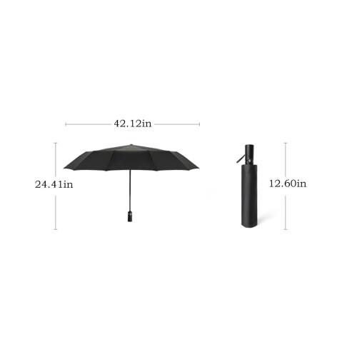 Kayannuo automatic golf umbrella black 42 inches 2