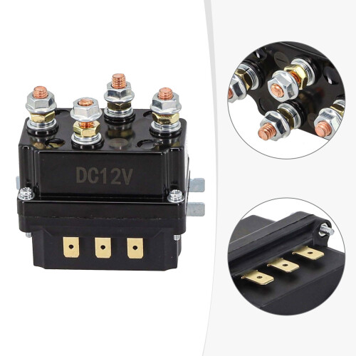 Mosiee12V Ρελέ ηλεκτρομαγνητικής βαλβίδας 250A αδιάβροχο 1
