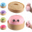 Interactive Kids Toy Squishy Glitter Dumpling, Cute Design, Multicolor, 10x10cm 1
