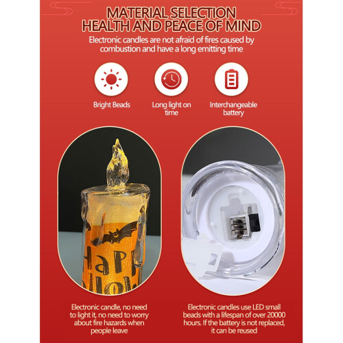 Weihnachtslichter- und LED-Kerzen-Set, Batterie 2