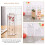 Clear Square Milk Bottle Portable Water Bottle1000ml 5