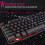 Kayannuo wired gaming keyboard with LED backlight 104 keys 6