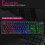 Kayannuo wired gaming keyboard with LED backlight 104 keys 7