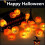 Guirnalda de luces de esqueletos de Halloween, funciona con pilas, 2 m 4