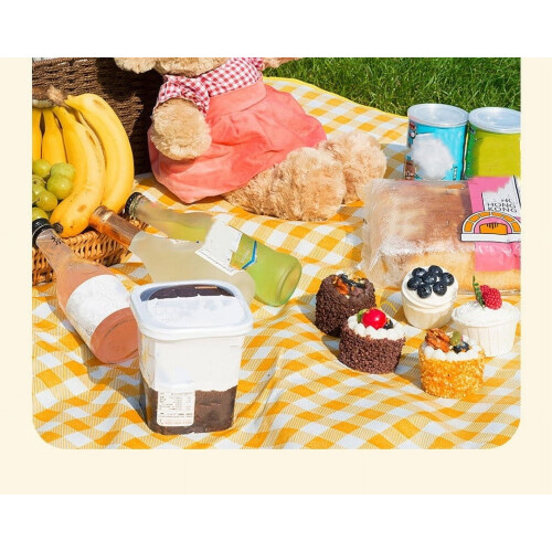Kayannuo waterproof picnic mat red large 2