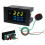 Digitale voltmeter/ampèremeter met dubbele LED, 100V/10A 2