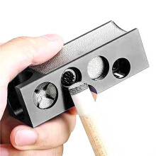 2X Multifunction Billiards Cue Tip Shaper Cue Tip Repair Tool Kit Pool Cue Tip Corrector Billiard Accessories
