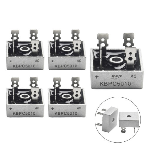 KBPC5010Ανορθωτής Διοδικής Γέφυρας1000V50A Μεταλλικό Κουτί5 τεμάχια 2