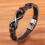 Leather String Bracelet for Women 19cm Magnetic Clasp 5