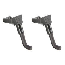 2X for   Self-Balancing Scooter Kickstand, Folding Portable Kickstand for  S Black and White