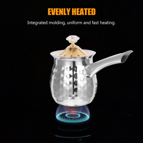 Chauffe-cafetière turque en acier inoxydable 400 ml 1