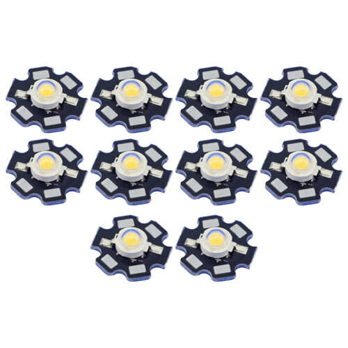 LED Beads Full Spectrum Pure White1W10pcs 1