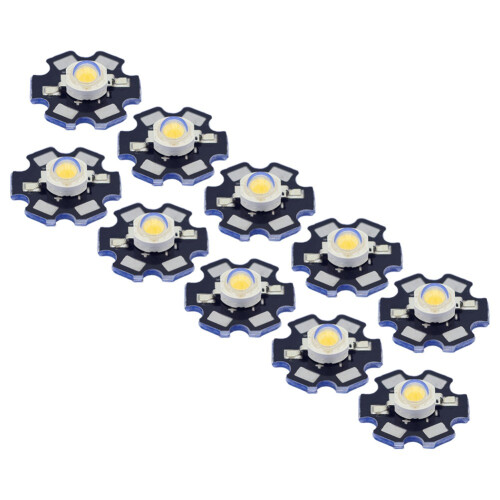 LED Beads Full Spectrum Pure White1W10pcs 2