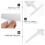 Entonnoir à saucisses en PP blanc, lot de 3 4