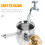 Chauffe-cafetière turque en acier inoxydable 400 ml 6