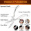 Kitchen Scissors, Professional Silver Stainless Steel Multipurpose Scissors 2