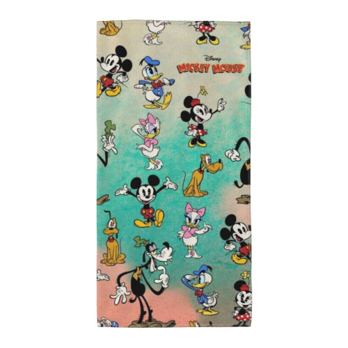 Serviettes de bain absorbantes Mickey Mouse 12 x 24 pouces 1