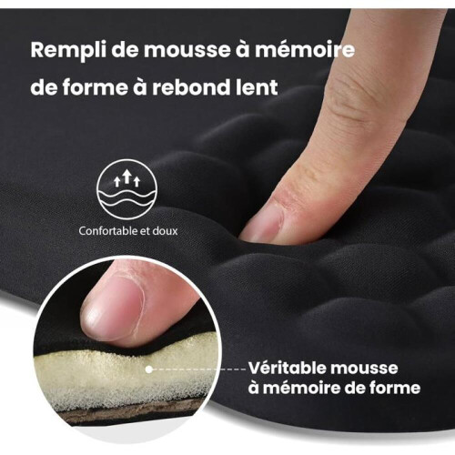 Εργονομικό Mouse Pad - Ulisem - Αφρός μνήμης - Αντιολισθητική βάση - Σχεδιασμός μα 1