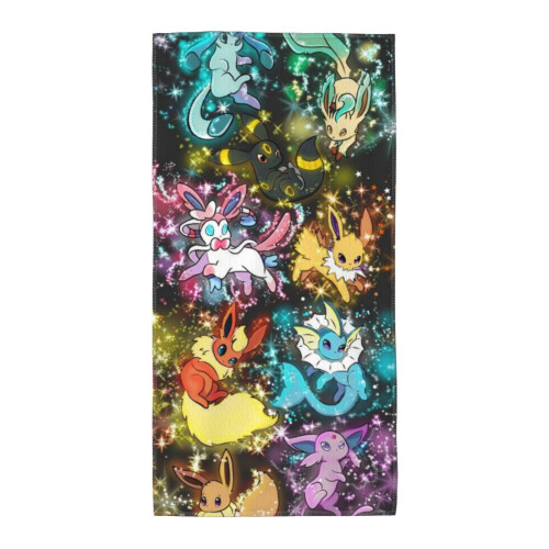 Serviettes de toilette Pikachu absorbantes 40 x 60 cm 1