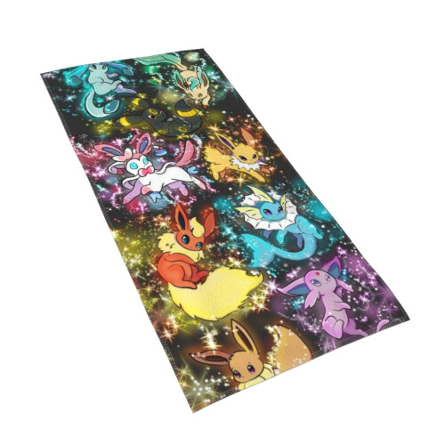 Serviettes de toilette Pikachu absorbantes 40 x 60 cm 2