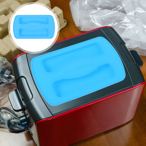 Couvercle en silicone pour grille-pain 2 tranches 1