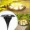 WSBDENLK Solar Ground Lights Warm Light 2 Pack 5