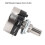 Ποτενσιόμετρο Mosiee5K RV24YN20S B502 24mm μονής στροφής 4