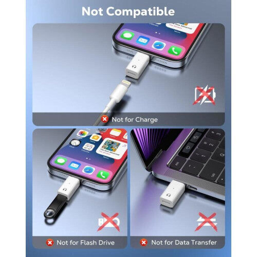 Προσαρμογέας ήχου Lightning σε USB-C - Συμβατό με iPhone 15 - Ήχος υψηλής πιστότητας - Σ 2