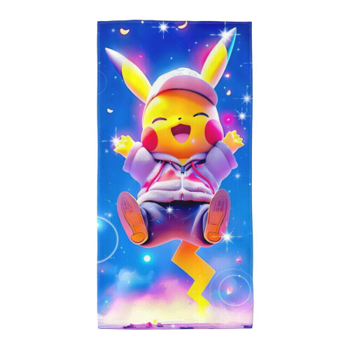 Pokémon håndklær absorberende for badet for voksne og barn 1