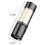 LED-campinglykt med lommelykt, USB-lading, vanntett 3