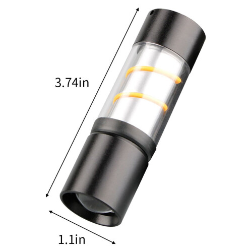 LED-campinglykt med lommelykt, USB-lading, vanntett 2