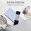 LED-campinglykt med lommelykt, USB-lading, vanntett 4