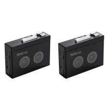 2X Black Retro Stereo Cassette Player Walkman Cassette Tape Music Audio Auto Reverse with