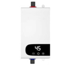 5500W doorstroomboiler met LED-digitaal display, elektrische warmwaterkraan, EU-stekker