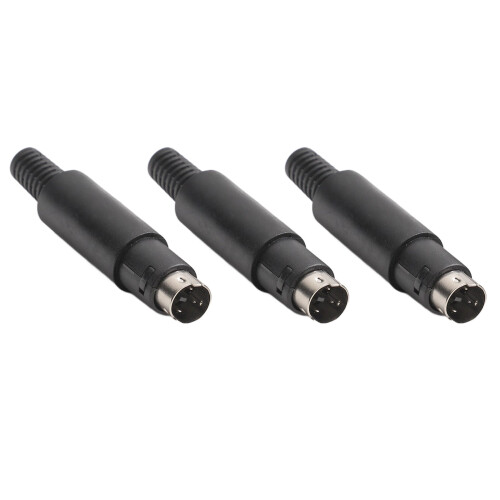 Cabo de chassi com plugue DIN PS2, conector macho de 3/5/6/8 pinos 2
