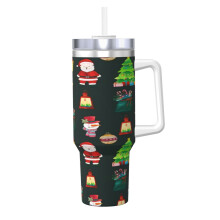 Christmas Personalized 40 oz Stainless Steel Tumbler with