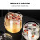 Clear Glass Saucepan High Borosilicate 700ml 5