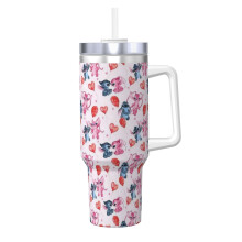 Stitch personalized 40 oz stainless steel tumbler with