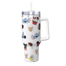 Mickey Mouse Tumbler Stainless Steel 40oz with Handle and
