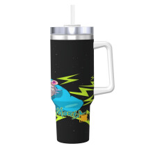 Rick and Morty 40 oz stainless steel tumbler with handle
