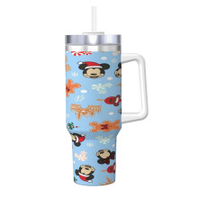Mickey Mouse Tumbler 40oz Stainless Steel with Handle and