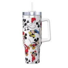 Mickey Mouse tumbler stainless steel 40 oz with handle and