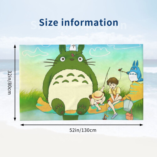 Πετσέτα μπάνιου My Neighbor Totoro Γρήγορου Στέγνωμας Αντιβακτηριδιακή 2