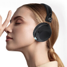 Écouteurs Bluetooth lulshou 5.3, sans fil, avec basses profondes, radio FM, appels, prise télescopique et port Lightning.
