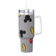 Mickey Mouse Tumbler Stainless Steel 40 oz with Handle and