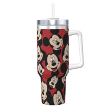 Mickey Mouse Tumbler Stainless Steel 40oz with Handle and