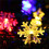 Solar Snowflake String Lights 20LED IP65 Outdoor 6