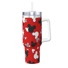 Mickey Mouse tumbler stainless steel 40 oz with handle and